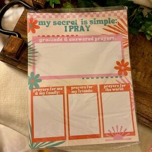My Secret is Simple Notepad • NWT